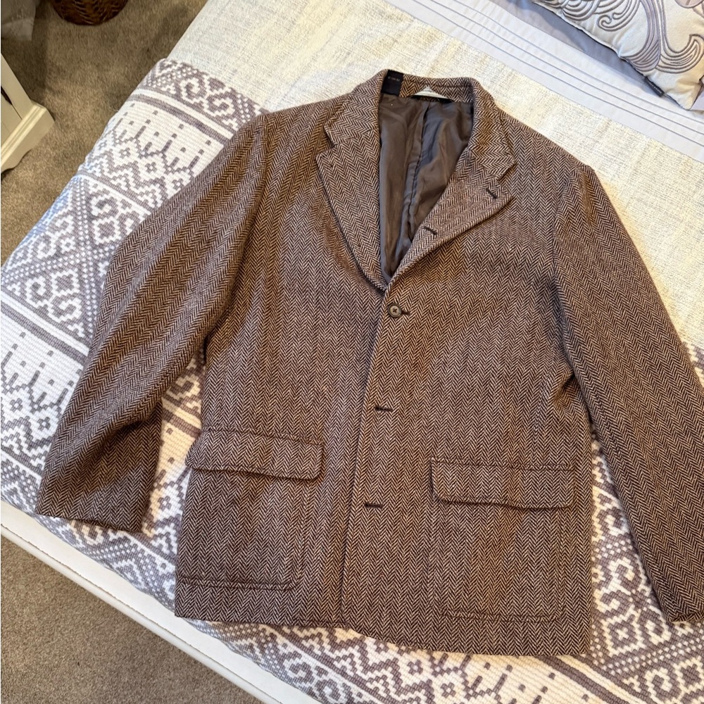 Abercrombie & Fitch VTG Y2K Herringbone Coat